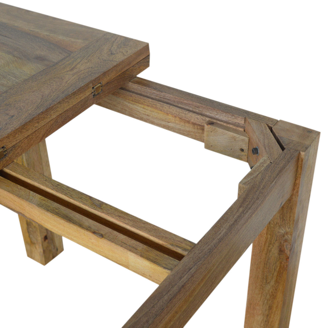 Extendable Butterfly Dining Table - Shady Oak and Ivory