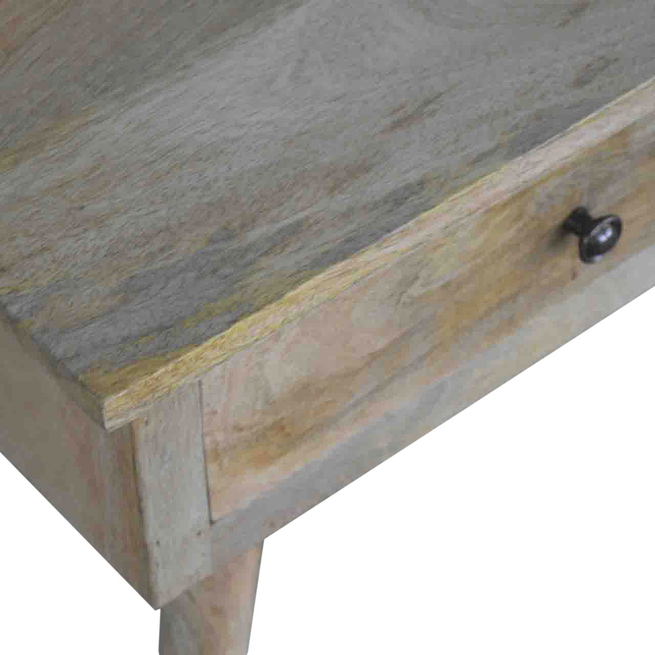Nordic Style 2 Drawer Coffee Table - Shady Oak and Ivory