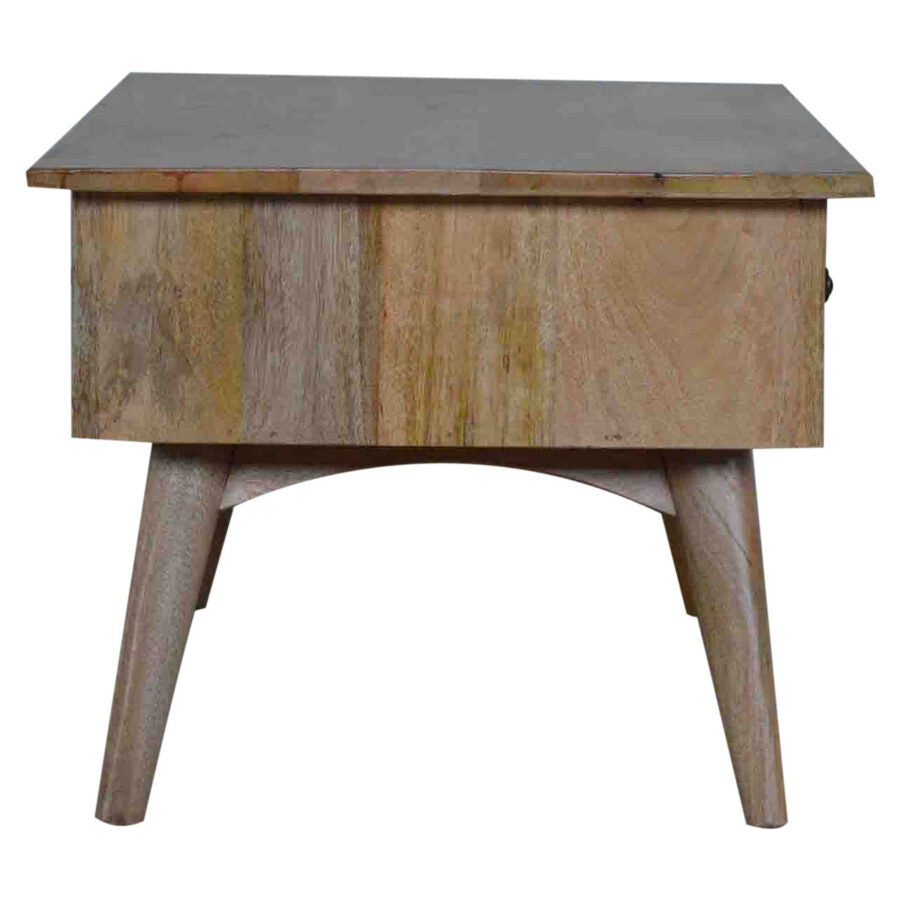 Nordic Style 2 Drawer Coffee Table - Shady Oak and Ivory
