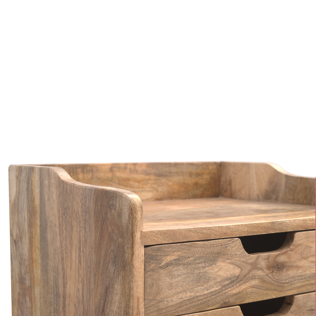3 Drawer Gallery Bedside - Shady Oak and Ivory