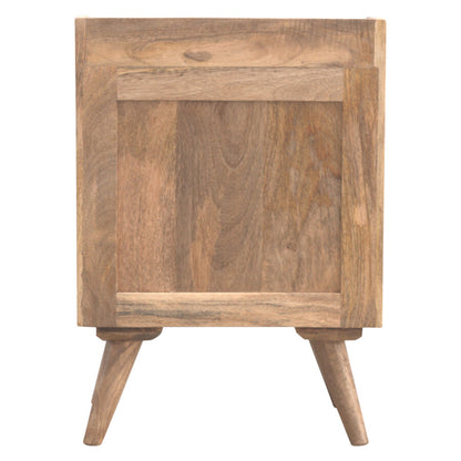 3 Drawer Gallery Bedside - Shady Oak and Ivory
