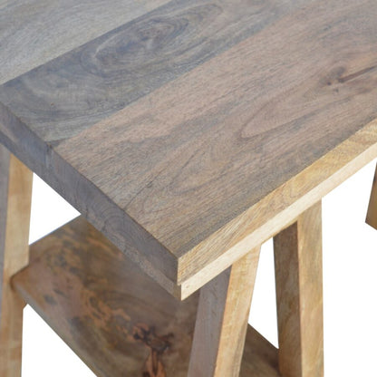 Trestle Retail Open Display Unit - Shady Oak and Ivory